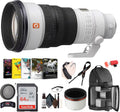Sony FE 300mm f/2.8 GM OSS Lens & Backpack & Card Reader Bundle | For Photography & Video | Card Wallet | Lens Cap + 64GB Memory Card + Cleaning Kit + Card Reader + Photo Software