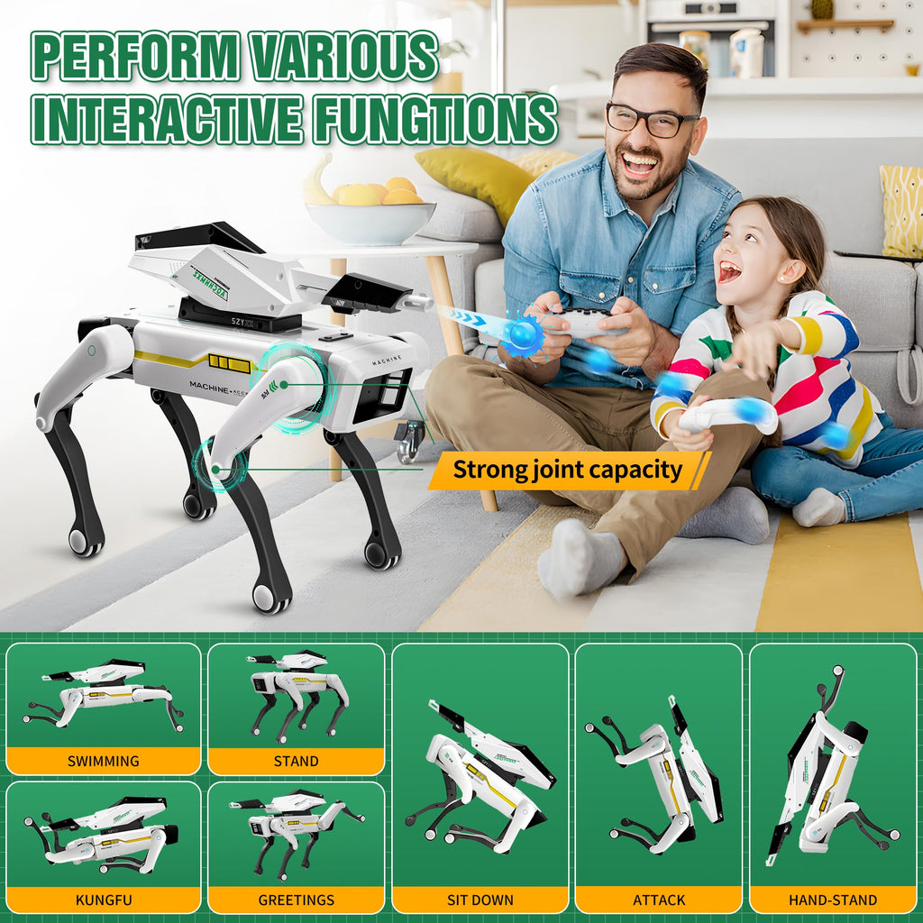 Smart Robot Dog - Interactive STEM Pet with Voice Control, 30+ Actions & APP Programming, Durable Design for Kids Age 6+ (Compatible with iOS/Android)