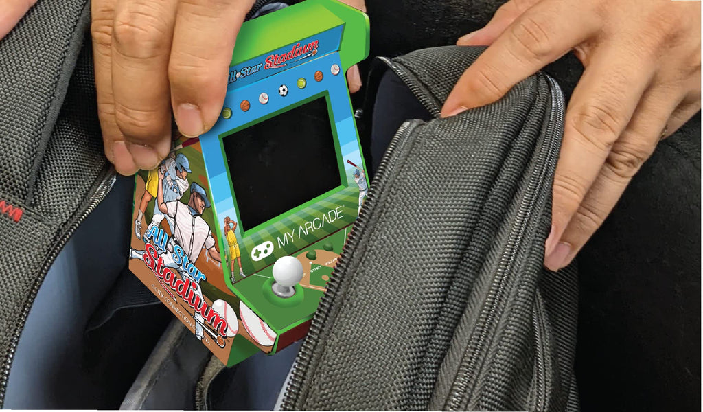 My Arcade Galaga Nano Player - 2 Games in 1, Retro Arcade Classics, 4.8" Mini Arcade Machine