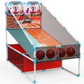 2-Player Arcade Basketball Game Set,Upgraded Indoor Hoop with LED Light Electronic Scoreboard 4 Balls,Carnival Games Sports Toys Kids 3-10 for Home Party Backyard Outdoor Boys Girls Toddlers Gifts