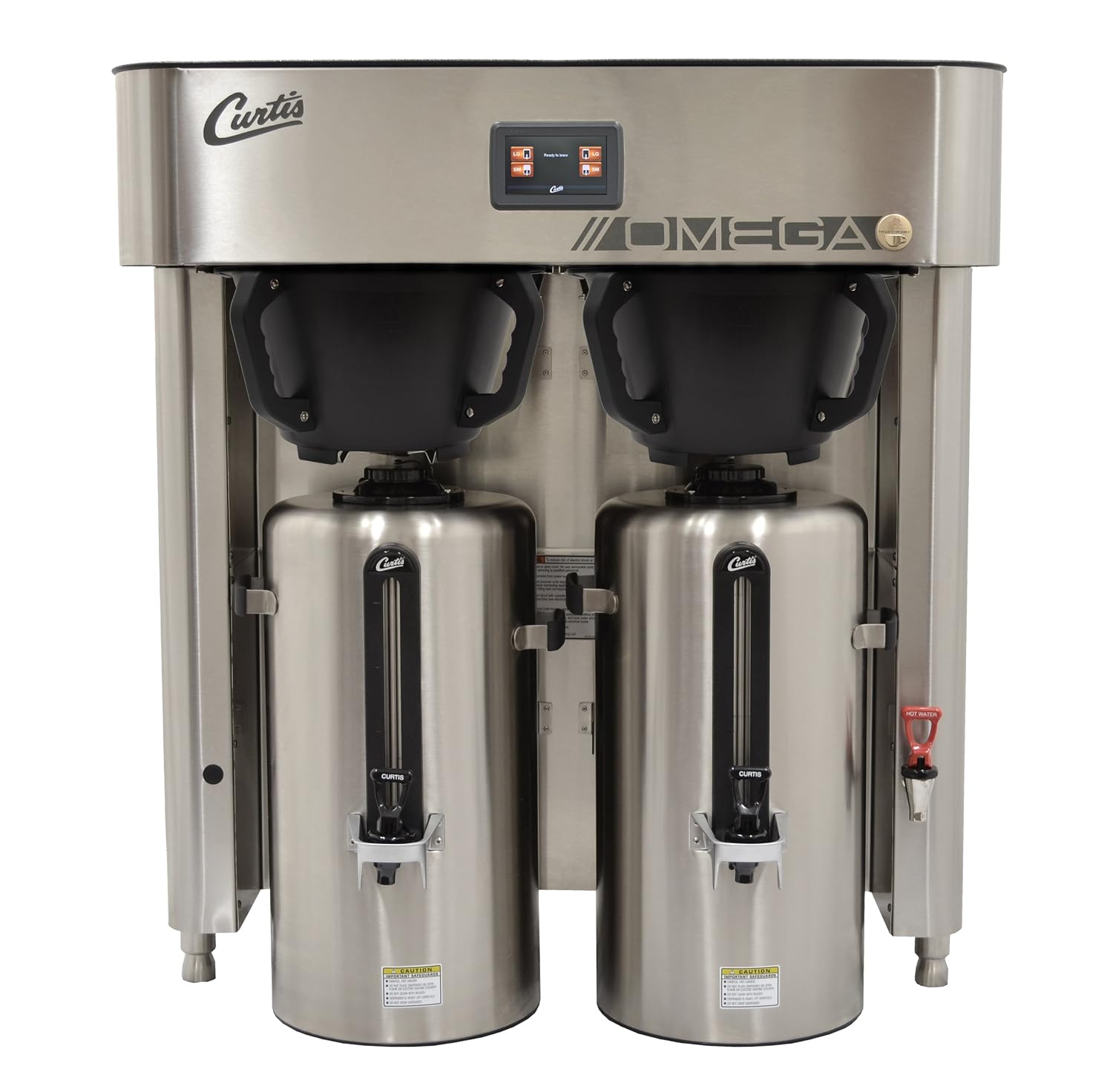 Wilbur Curtis G4 Omega Brewer 3.0 Gallon Twin Coffee Brewer, Standard 3Ph From Factory - Commercial High-Volume Coffee Brewer - OMGT (Each)