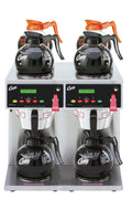 Wilbur Curtis G3 Alpha Decanter Brewer 64 Oz Coffee Brewer, Dual Voltage, 6 Station Twin 4 Upper, 2 Lower Warmers - Commercial Coffee Brewer - ALP6GTN63A000 (Each)