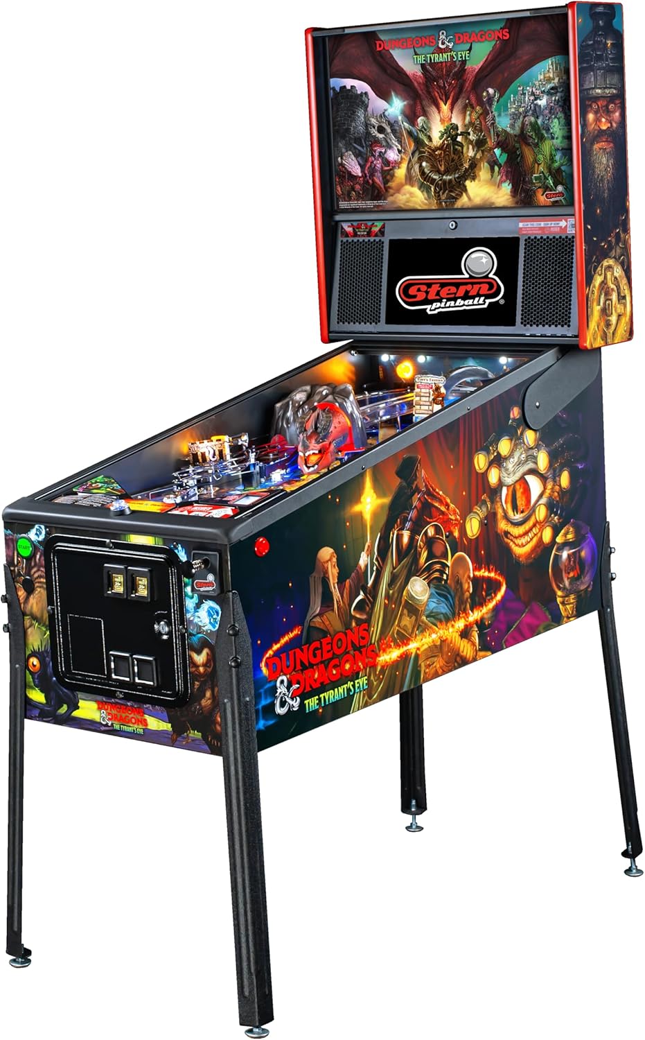 Stern Pinball Dungeons & Dragons with Insider Connected, Pro Edition Arcade Pinball Machine