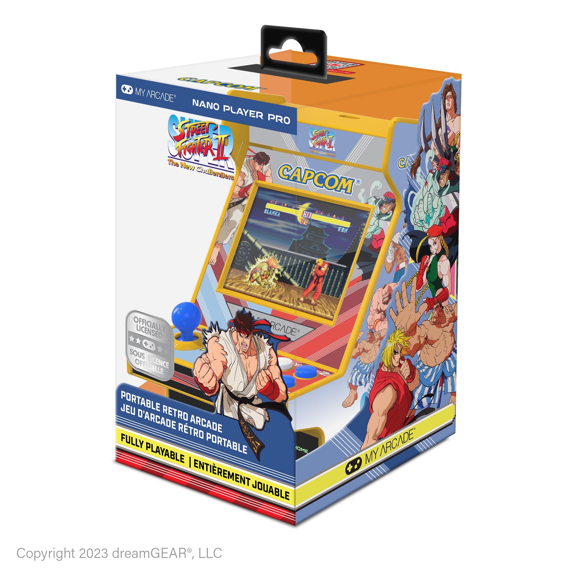 My Arcade Galaga Nano Player - 2 Games in 1, Retro Arcade Classics, 4.8" Mini Arcade Machine