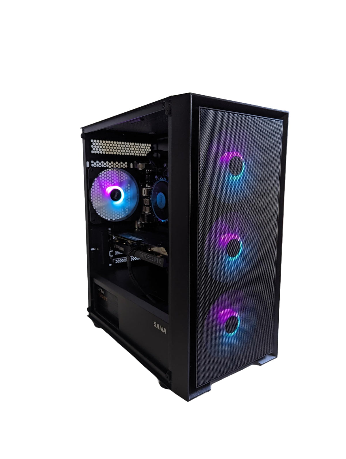 Centaurus Andromeda A4.1 Desktop - AMD Ryzen 9 9900X 12-Core 5.0GHz, Radeon RX 9070 XT 16GB, 2TB NVMe SSD, 32GB DDR5 RAM, Windows 11 Pro, Liquid Cooler, WiFi. Custom Gaming PC VR 4K Ready