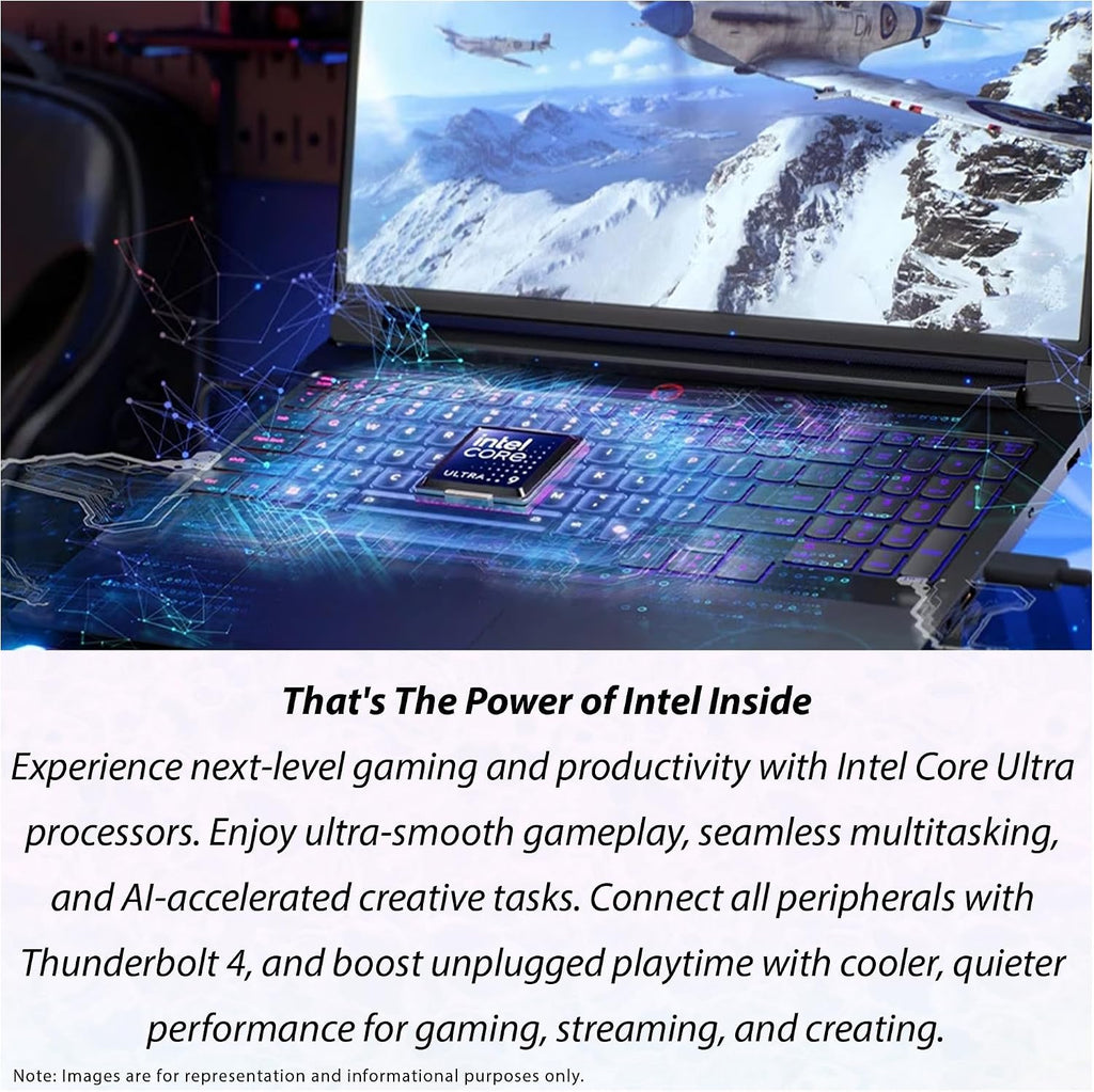 Lenovo Legion Pro 7i Gaming Laptop, Intel Ultra 9-275HX, 32 GB DDR5 RAM, 2 TB PCIe SSD, 16" WQXGA (2560x1600) 240Hz, Nvidia G-Force RTX5080, RGB Backlit Keyboard, W11 Pro, Black+Traix Mousepad