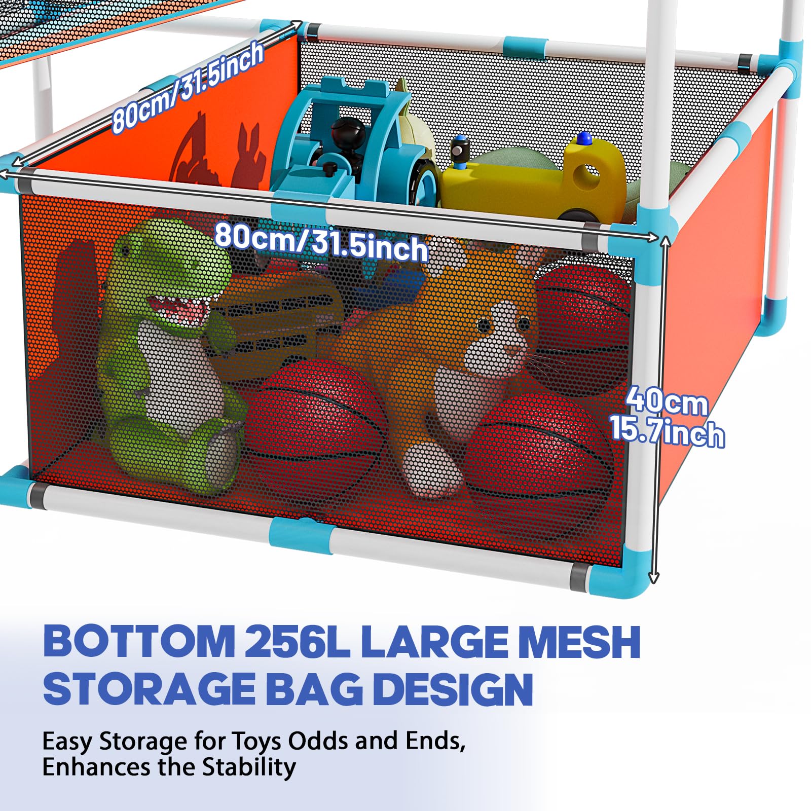 2-Player Arcade Basketball Game Set,Upgraded Indoor Hoop with LED Light Electronic Scoreboard 4 Balls,Carnival Games Sports Toys Kids 3-10 for Home Party Backyard Outdoor Boys Girls Toddlers Gifts
