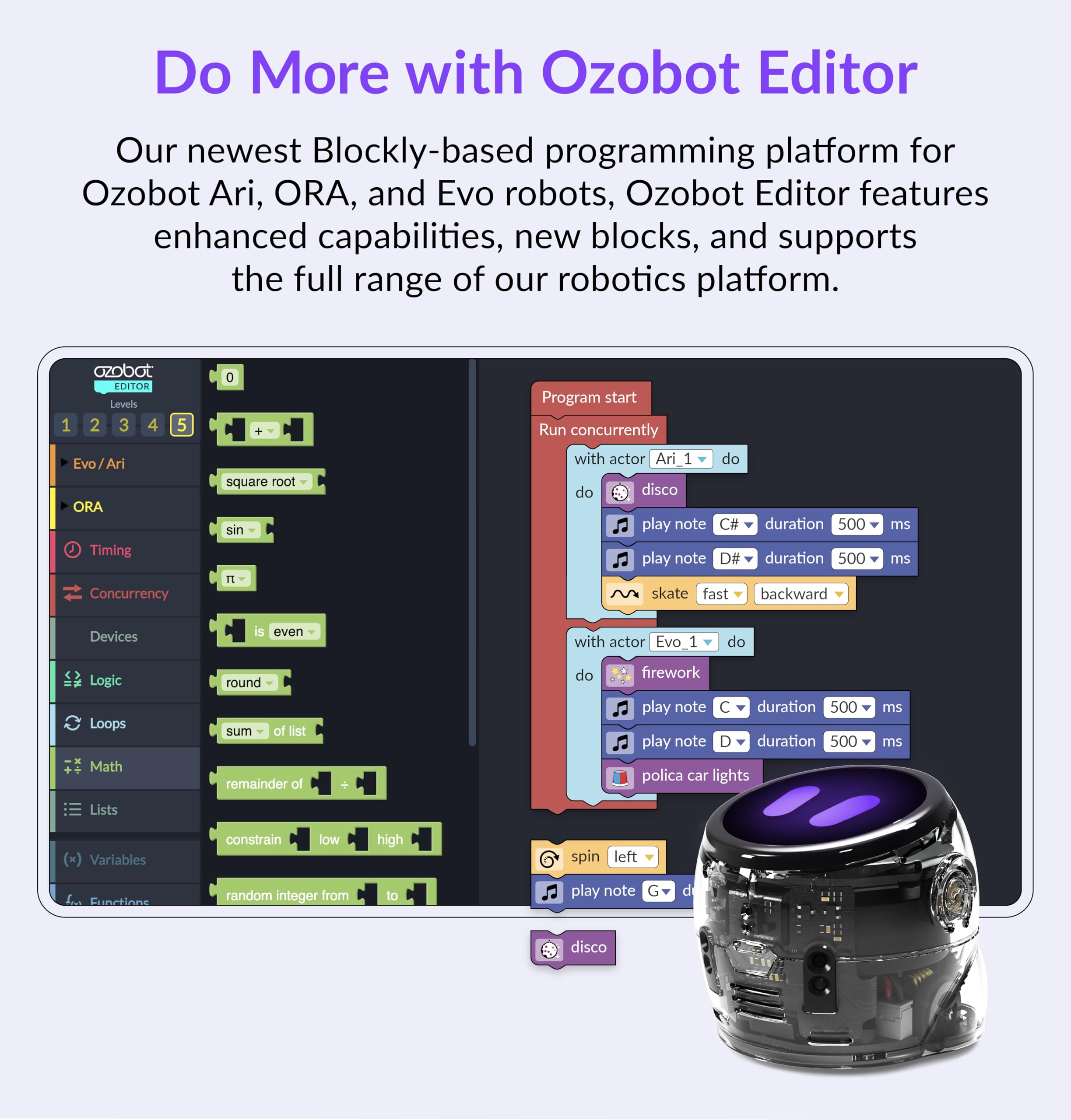 Ozobot Ari Entry Kit | Interactive Learning Robot with Touch Screen, ToF Sensor, Accelerometer, Gyroscope, and AI Integration | Hands-On STEM Education for Classrooms and Homeschool