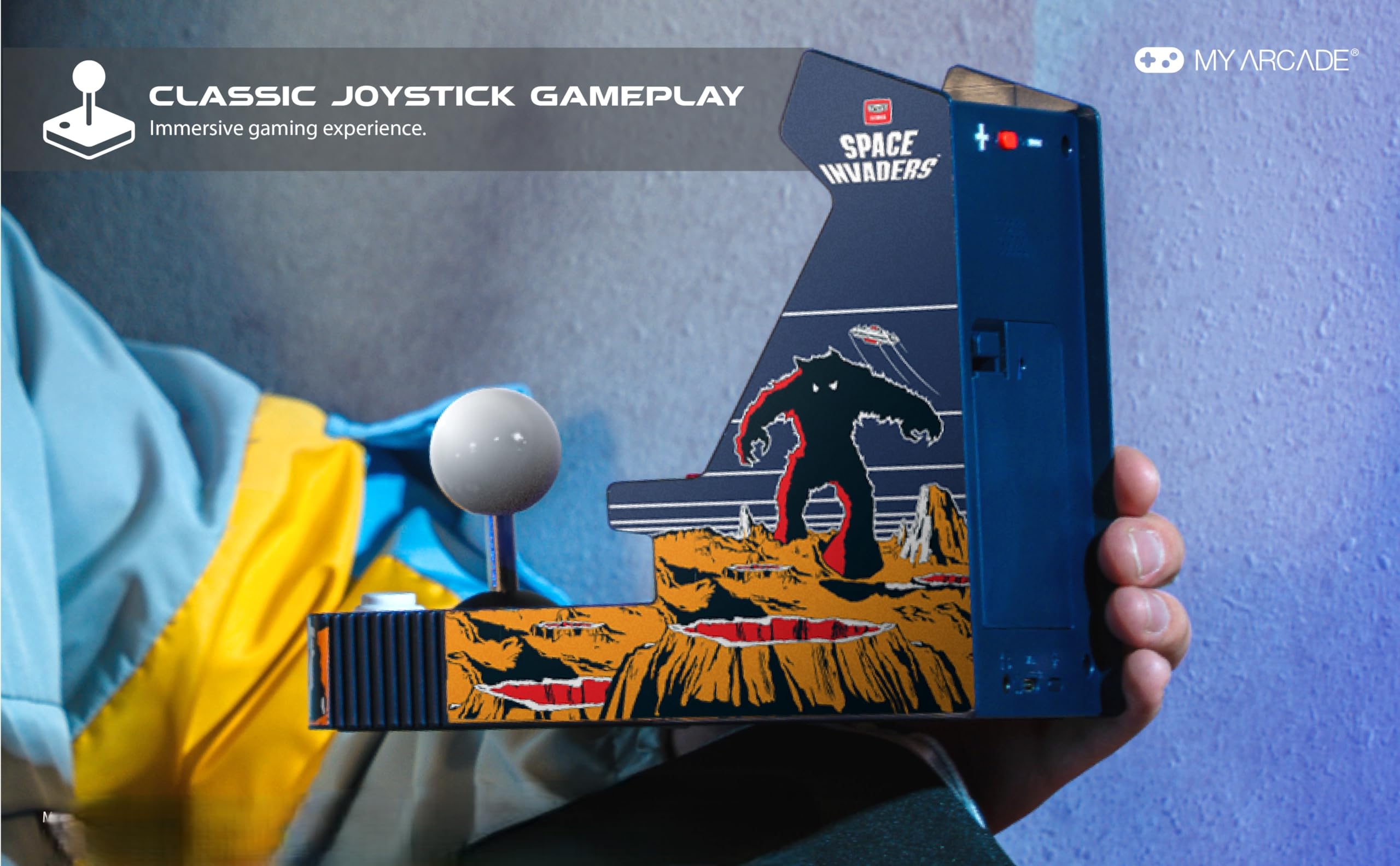 My Arcade Sonic Joystick Player: Sonic The Hedgehog, 2 Games in 1, Sega Classic, Gifts for Kids and Adults