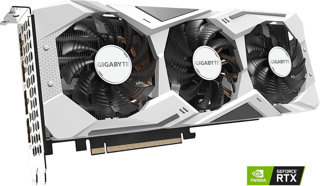 GeForce RTX 2060 Super Gaming OC White 8G Graphics Card with 3 WINDFORCE Fans, 8GB 256-bit GDDR6 RAM, GV-N206SGAMINGOC WHITE-8GD REV2.0 Graphics Card