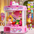CWLAKON Claw Machine for Kids, Mini Vending Machine Unicorns Toys with Sound for Girls Age 3+, Candy Grabber Prize Dispenser Machine Arcade Games with Mini Plush Toys, Christmas Birthday Gifts
