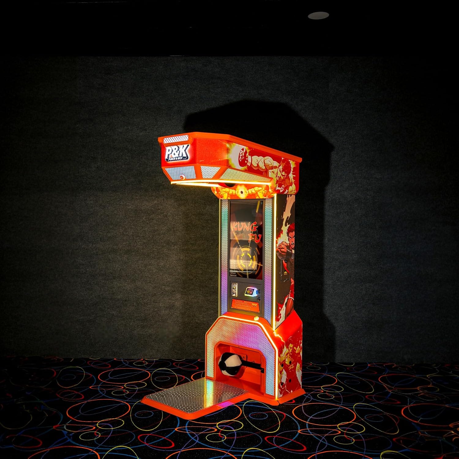 MEGA Vending Punch & Kick Arcade Ticket Redemption Game Machine - Led Display