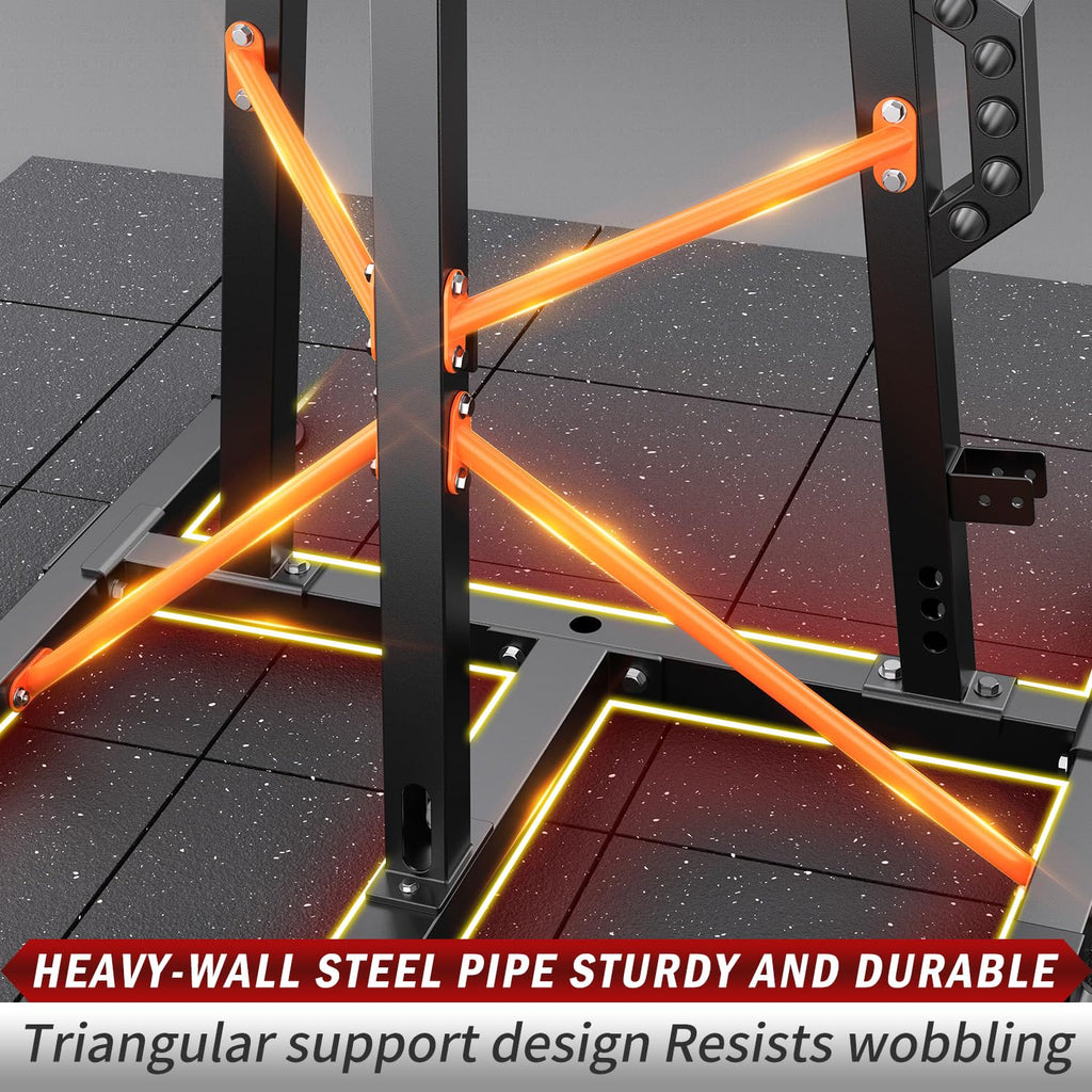 XGSW Multi-Function Home Gym Workout Station, Featuring a Pulley System, arm Trainer, and Leg Trainer for Full-Body Workouts.