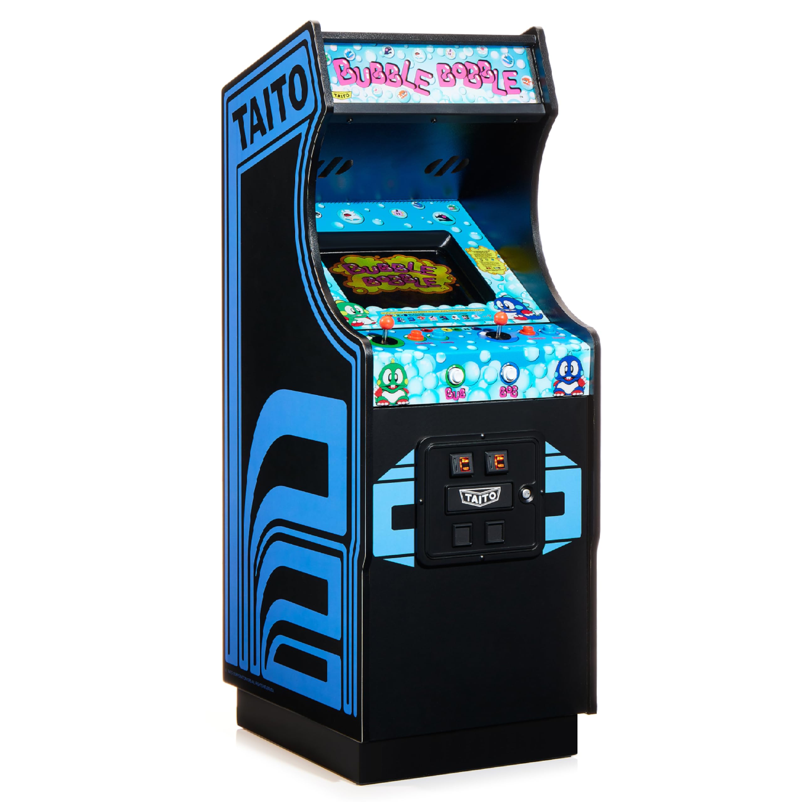 Numskull Quarter Arcades Teenage Mutant Ninja Turtles Collector's Edition Mini Arcade - 1/4 Scale Authentic Wooden Replica, Original ROM, Rechargeable Battery & 3W Speakers for Retro Enthusiasts
