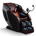 Luxury 4D Full Body Massage Chair with Calf Kneading, Zero Gravity SL-Track Shiatsu Recliner ,18 Auto Modes & 6 Massage Techniques,Lumbar & Calf Heating,Foot Roller,Voice/App/Touch Control,Body Scan