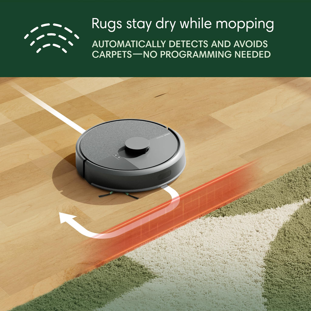 iRobot Roomba 105X Combo Robot Vacuum & Mop with AutoEmpty Dock, Self‑Emptying for Up to 75 Days, 70× Power‑Lifting Suction, Smart LiDAR Mapping, App & Voice Control, Ideal for Homes with Pets & Kids