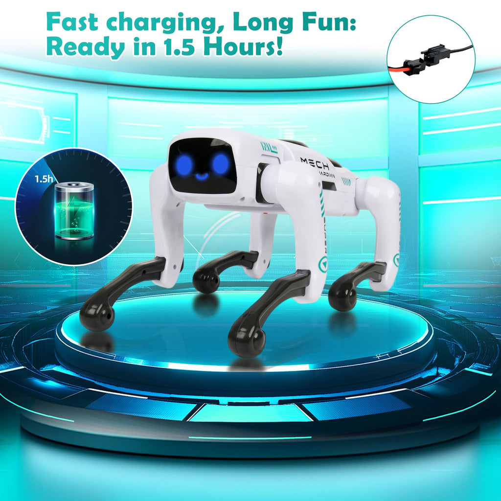 Smart Robot Dog - Interactive STEM Pet with Voice Control, 30+ Actions & APP Programming, Durable Design for Kids Age 6+ (Compatible with iOS/Android)