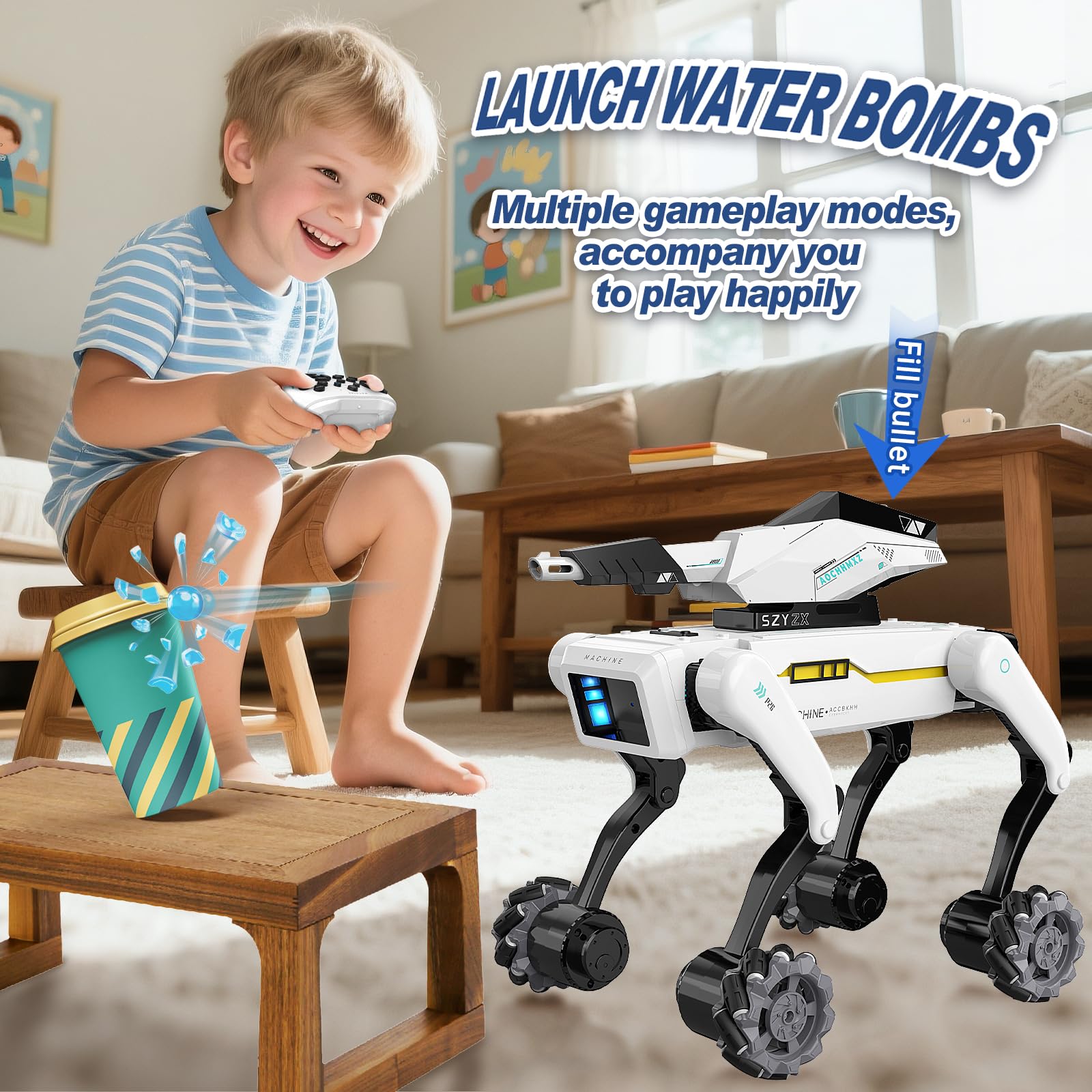 Smart Robot Dog - Interactive STEM Pet with Voice Control, 30+ Actions & APP Programming, Durable Design for Kids Age 6+ (Compatible with iOS/Android)