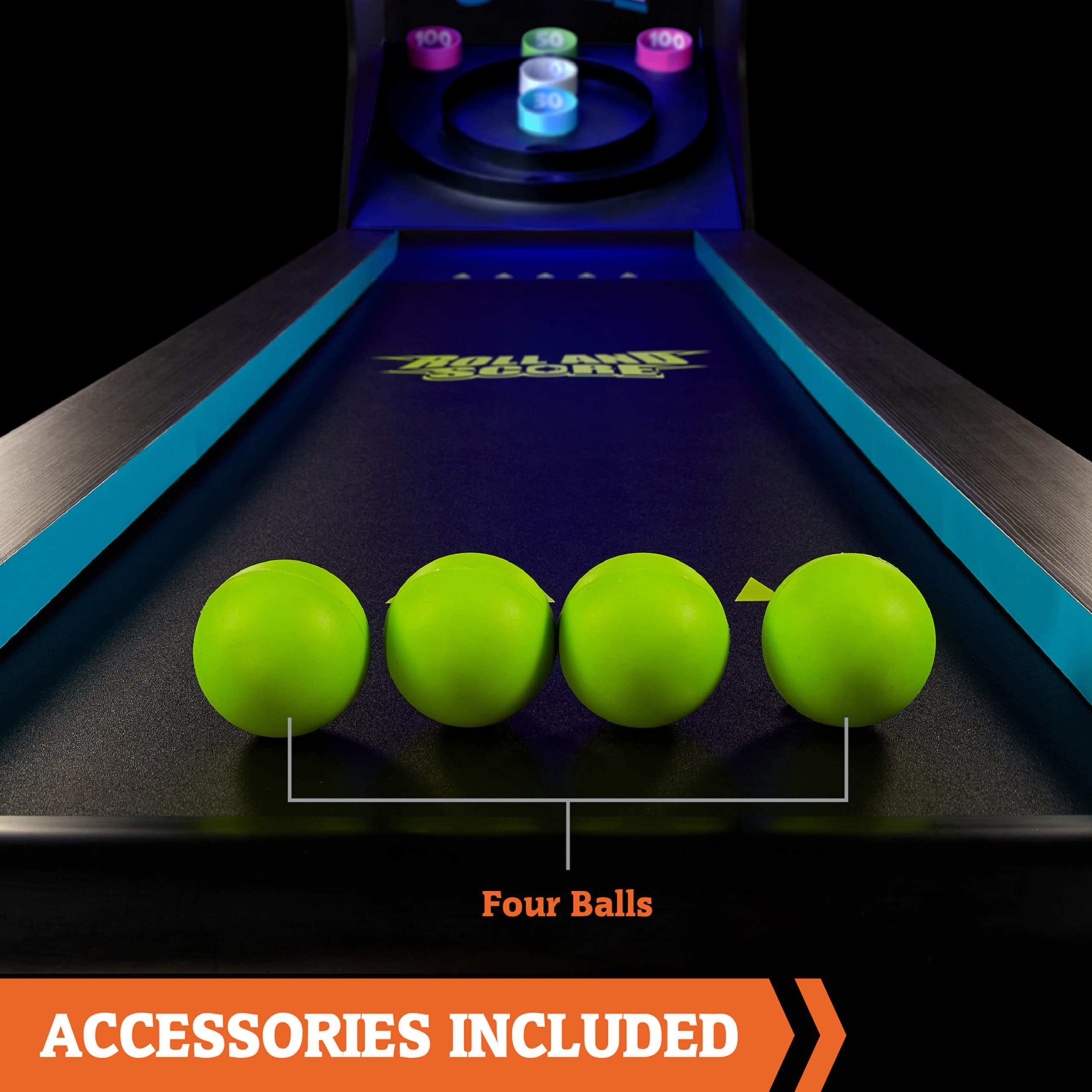 Hall of Games Roll & Score Multiple Styles Arcade Game Collection, Durable & Stylish Designs with Game Balls, Perfect for Family Game Rooms