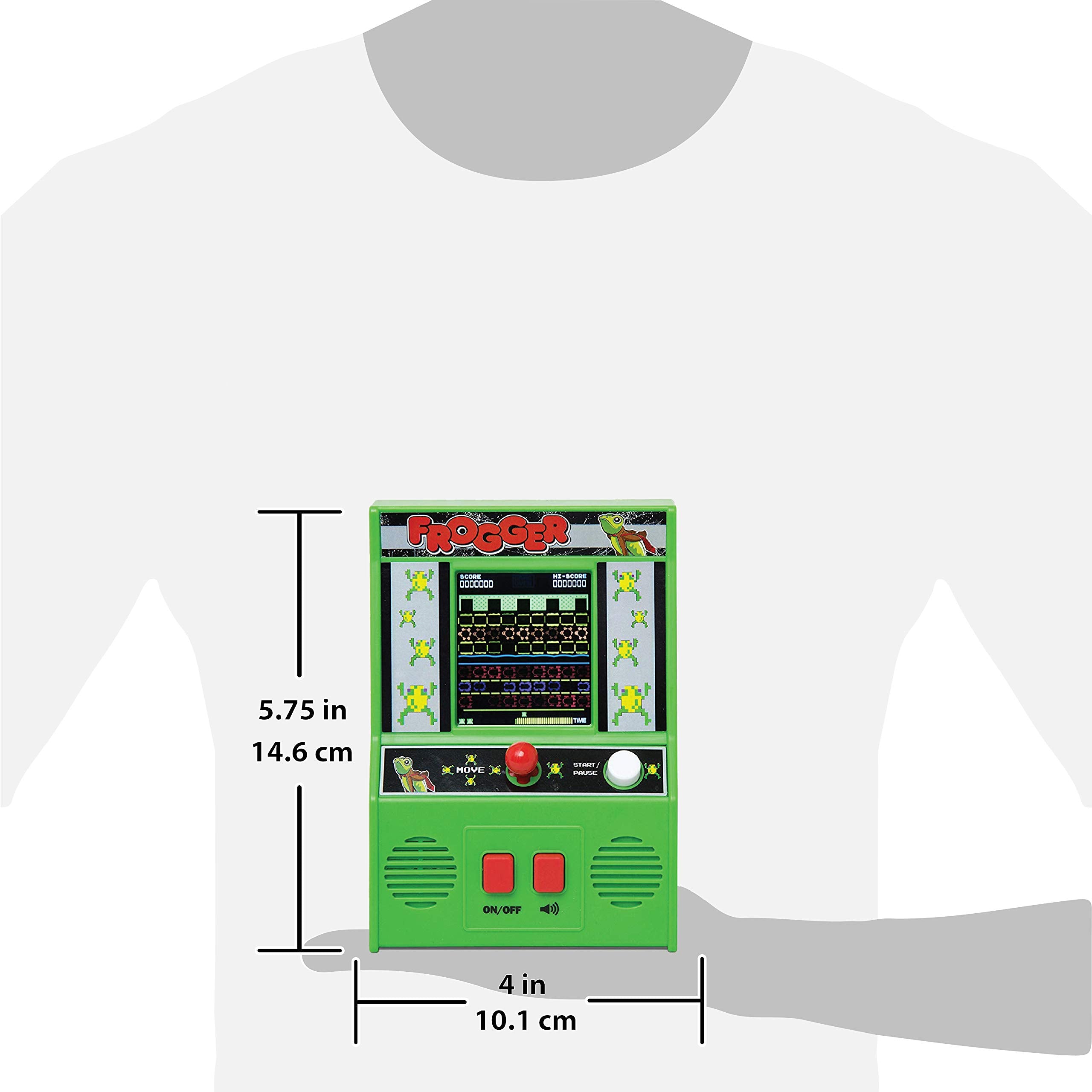 Basic Fun Arcade Classics - Frogger Retro Handheld Arcade Game