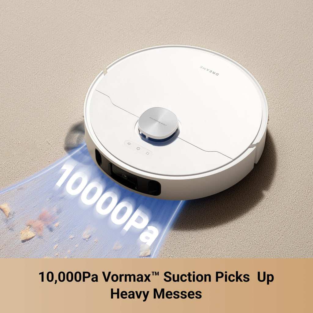 dreame L10s Ultra Robot Vacuum and Mop Combo, Auto Mop Cleaning and Drying, Self-Refilling and Self-Emptying Base for 60 Days of Cleaning, 5300Pa Suction and AI Navigation, Compatible with Alexa