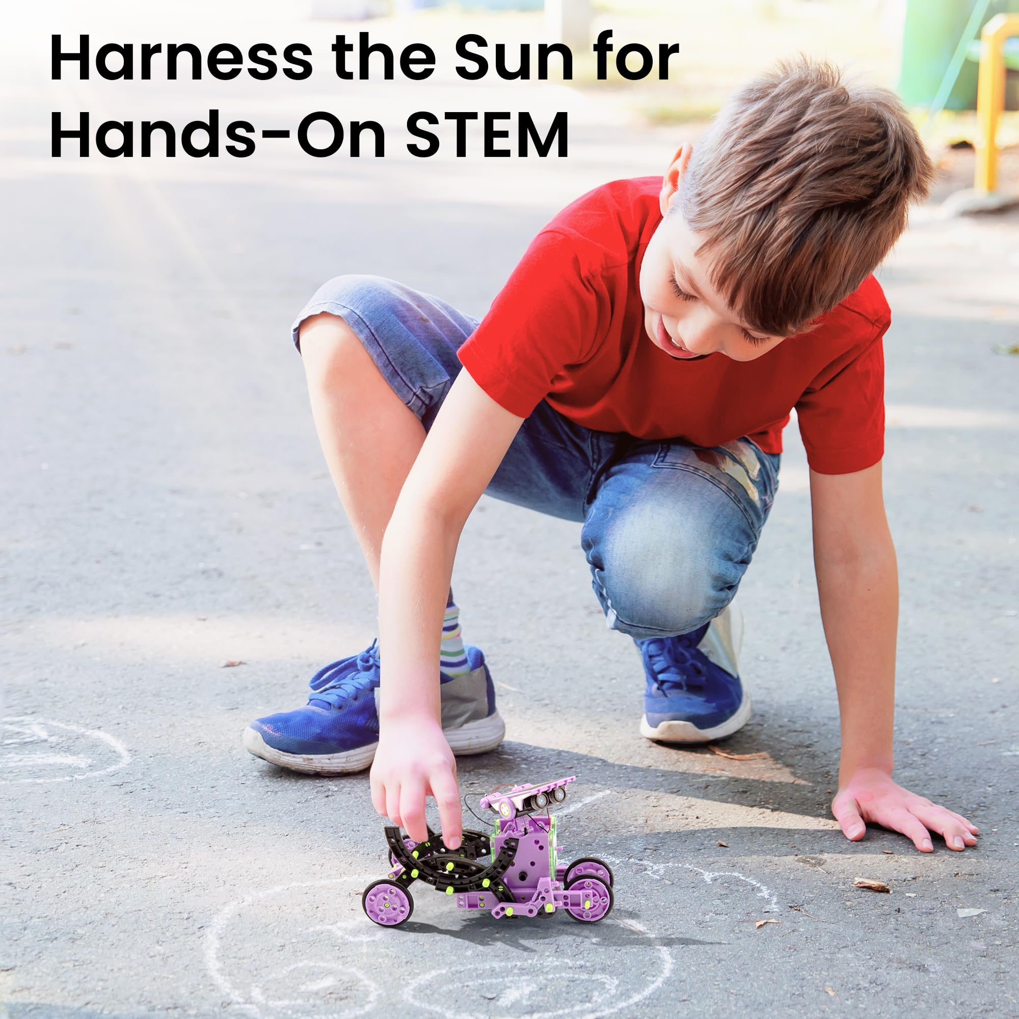 Sillbird 12-in-1 Solar Robot Building Kit STEM Gift for Boys Aged 8-13, DIY Science Educational Robotic Toys for Kids Teens Birthday, Powered by the Sun with 190 Pieces