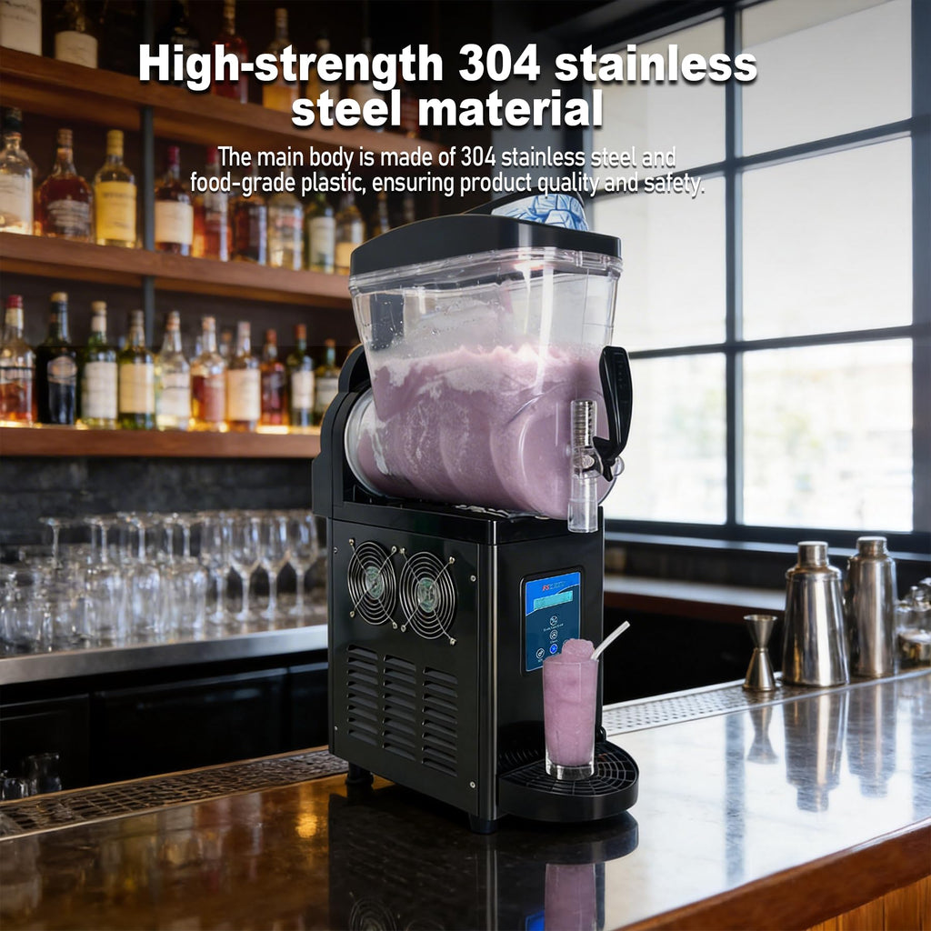 Slushie Machine Commercial 8Gal/30L, Slushy Machine Maker 900W, 2 Mods Margarita Frozen Drink Cocktail Maker for Restaurants, Bars, Cafes, Food Truck