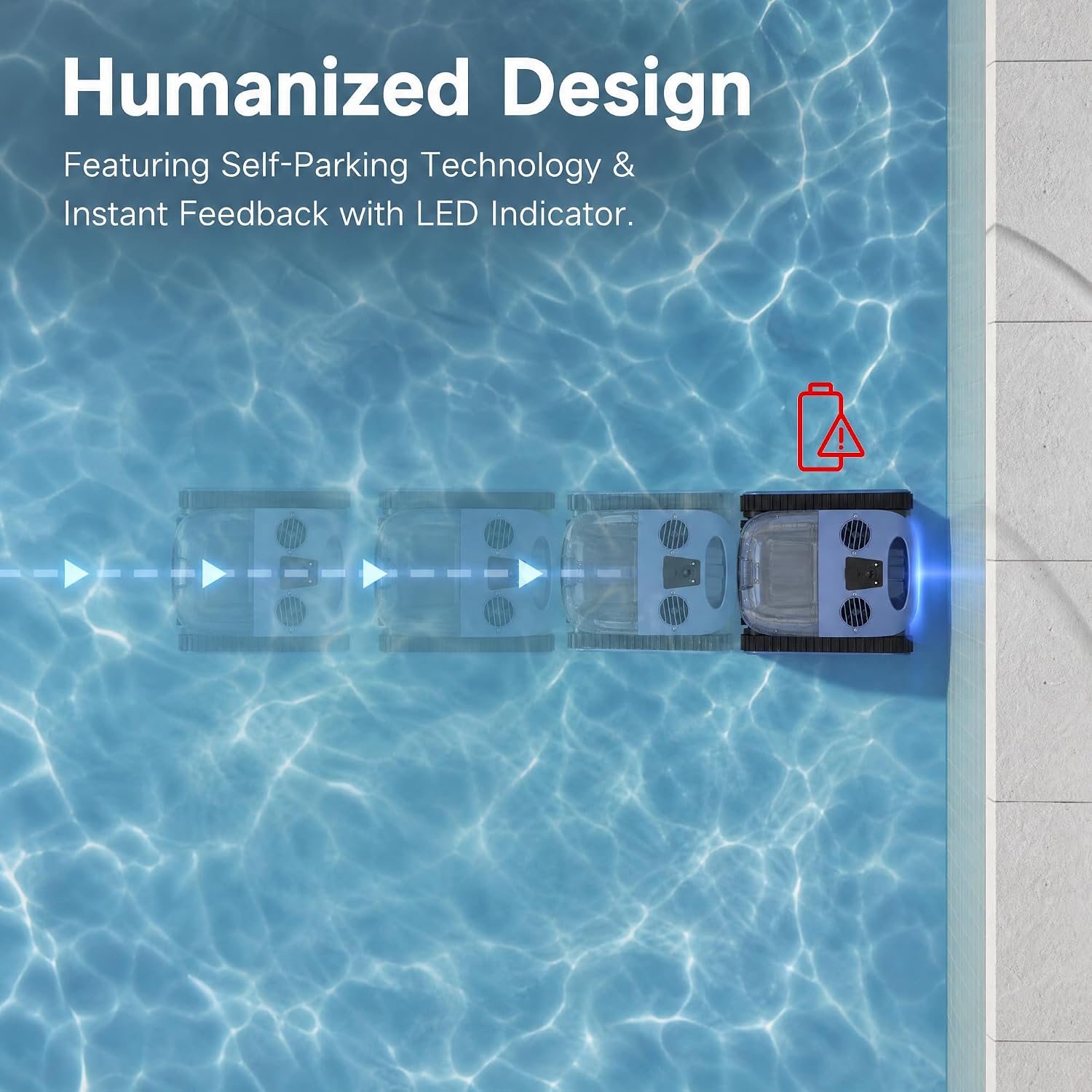 (2026 New) Cordless Robotic Pool Cleaner, 240-Min Wall-Climbing Automatic Pool Vacuum with Dual-Motors, Smart Navigation, Ideal for Inground/Above Ground Pools up to 3,230 Sq.ft