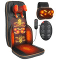 Shiatsu Neck Back Massager Chair Cushion w/heat - Full-Back Massage Cushion with Kneading, Rolling, Vibration- Adjustable Neck Height & Intensity - Heated Seat for Home & Office for Holiday Gift