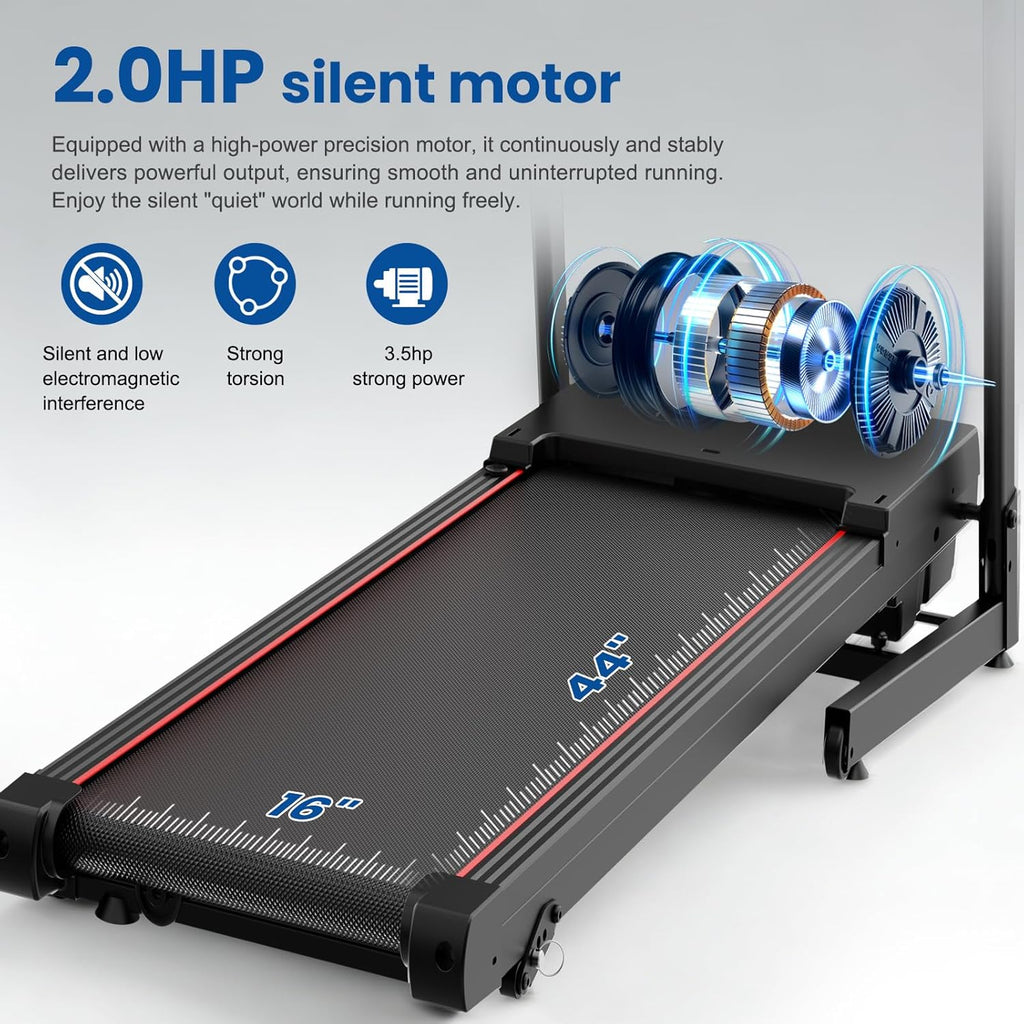 2-in-1 Treadmill and Rowing Machine Combines Running and Rowing for Aerobic Exercise with Adjustable Resistance, Space-Saving Full-Body Workout Machine