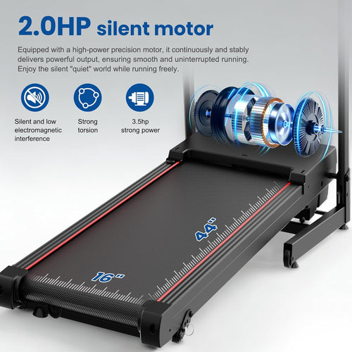 2-in-1 Treadmill and Rowing Machine Combines Running and Rowing for Aerobic Exercise with Adjustable Resistance, Space-Saving Full-Body Workout Machine