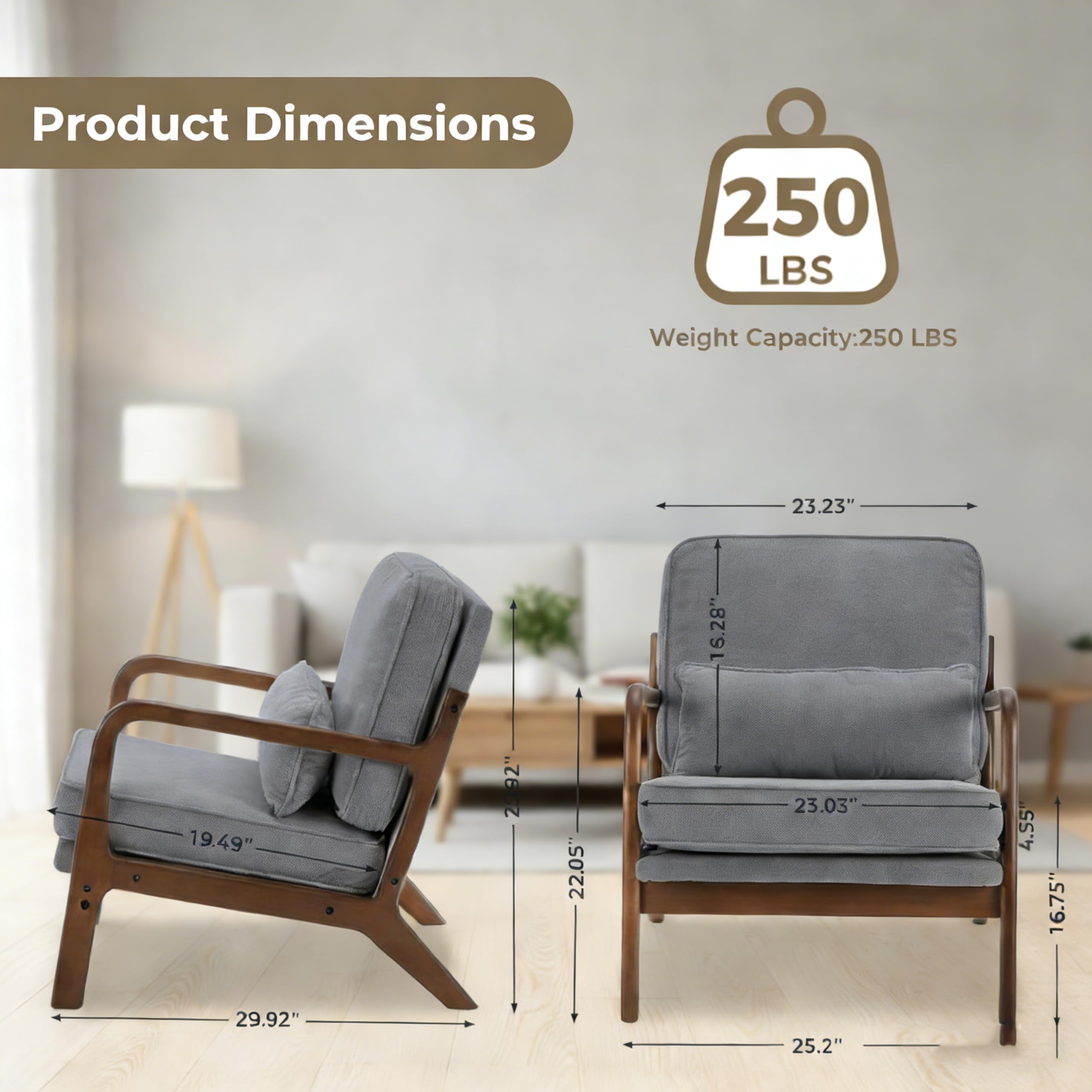 Simple Deluxe Massage Recliner Chair - Adjustable PU Leather Recliner, Luxe Reading Chair & Sofa Chair for Living Room Chairs or Bedroom Chair, Small Recliner for Home Theater, Black