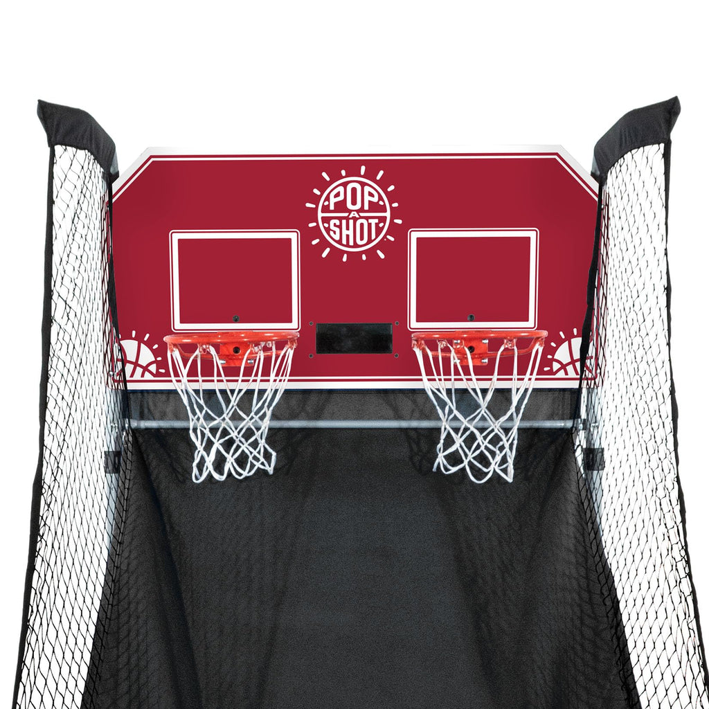 Pop-A-Shot - Home Dual Shot | Arcade Basketball Game for Home | Sensor Scoring Hoop, 16 Game Modes, 7 Balls | Foldable for Easy Storage | Fun for All Players