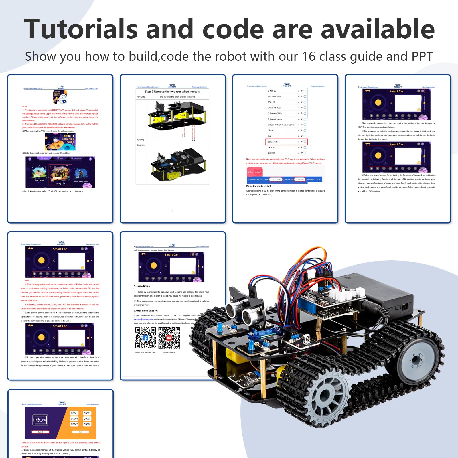 4-in-1 ESP32 Smart Camera Solar Robot Car, 4WD Remote Control Car Robotics Kit for 8-12 12-16+ Kids Teens, Electronics Programming STEM Toy Science Coding Kit Compatible with Arduino/Scratch/Phython