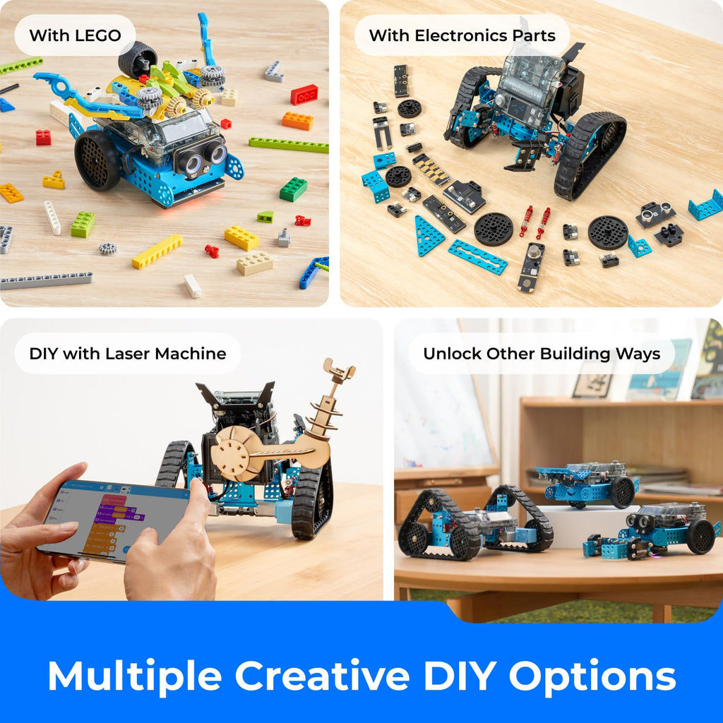 Makeblock mBot2 Coding Robot for Kids, Code Learning Support Scratch & Python Programming, Robotics Kit for Kids Ages 8-14 and up, Building STEM Robot Toys Gifts for Boys Girls
