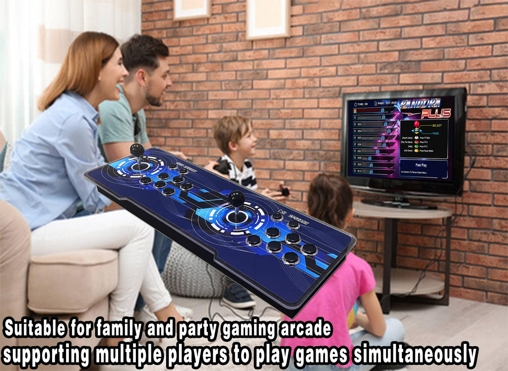 29800 in 1 Pandora's Box Retro Arcade Game Console, 4 Player 3D Magic Modding Game, Search Save Delete Cheats, Favorites List, 128G TF