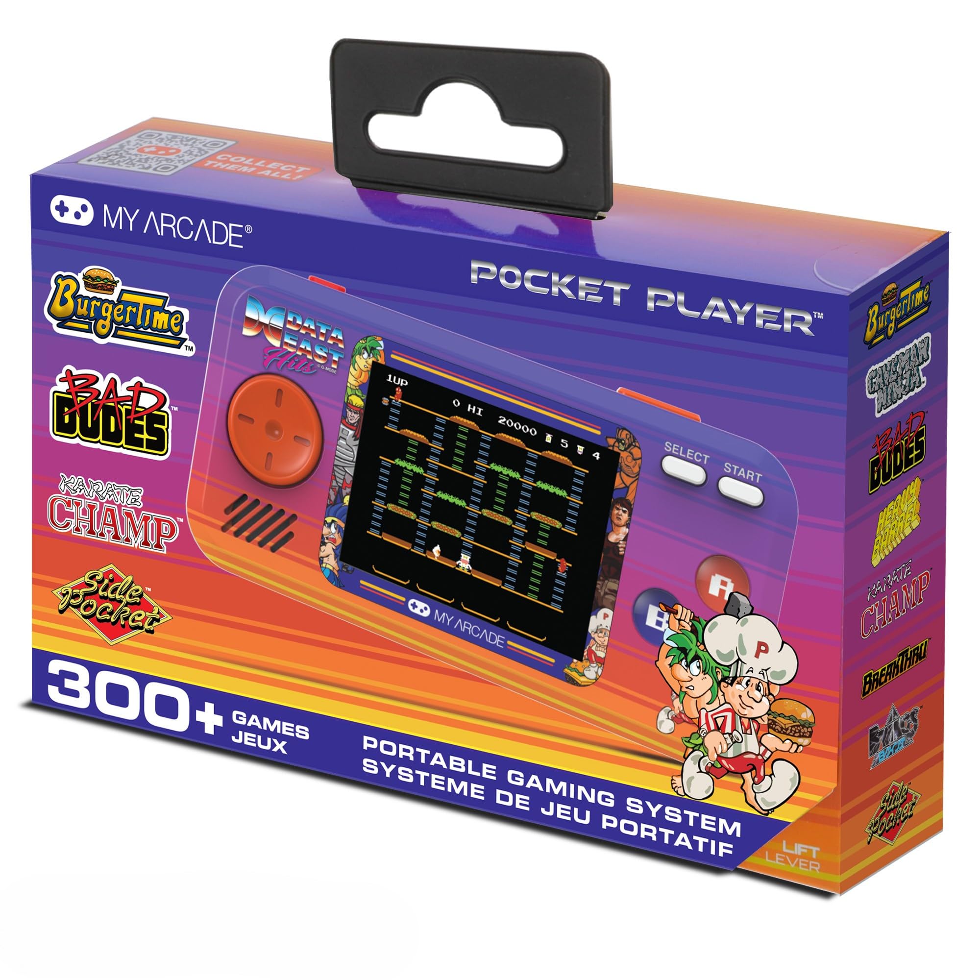 My Arcade Tetris Gamer V: Tetris Game preloaded with 200 Bonus Games, Arcade Classics, 2.5 Inch Screen