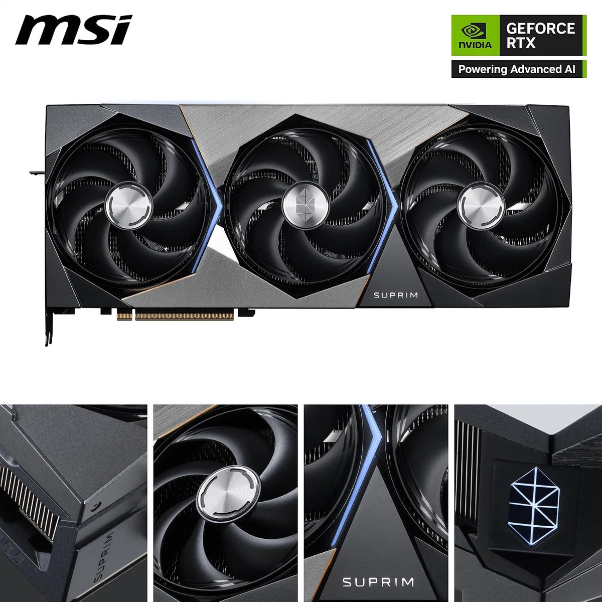 MSI Suprim Geforce Rtx5080 16G Soc Nvidia Geforce RTX 5080, W129163283 (Soc Nvidia Geforce RTX 5080 16 Gb Gddr7)