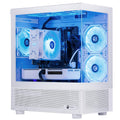 NINGMEI Prebuilt Gaming PC AMD Ryzen 7 5700X RTX 5060 8GB | 32GB DDR4 RAM 1TB Gen4 NVMe M.2 SSD,650W PSU WiFi Ready & Windows 11 Home Gaming Desktop Computer Black