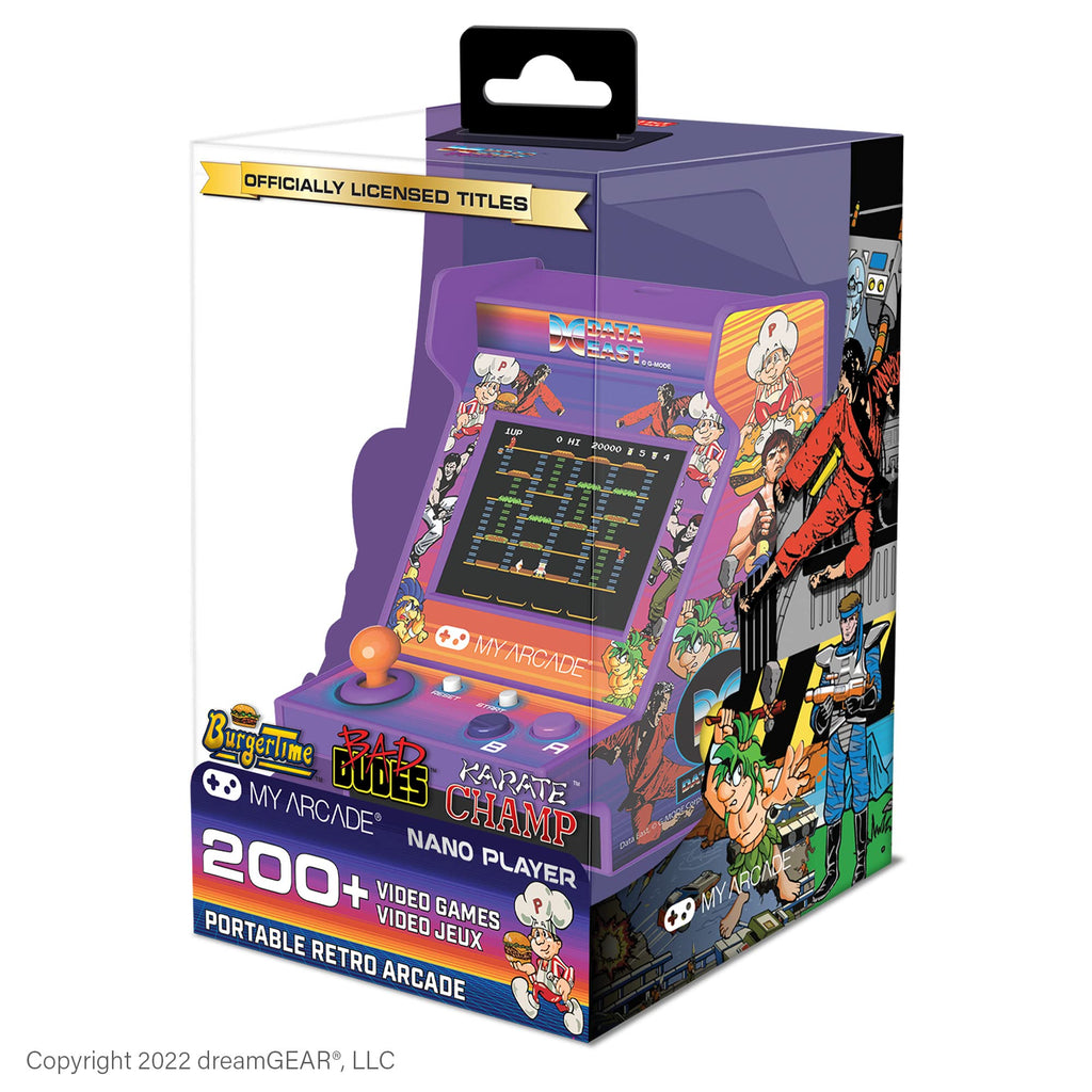 My Arcade Galaga Nano Player - 2 Games in 1, Retro Arcade Classics, 4.8" Mini Arcade Machine