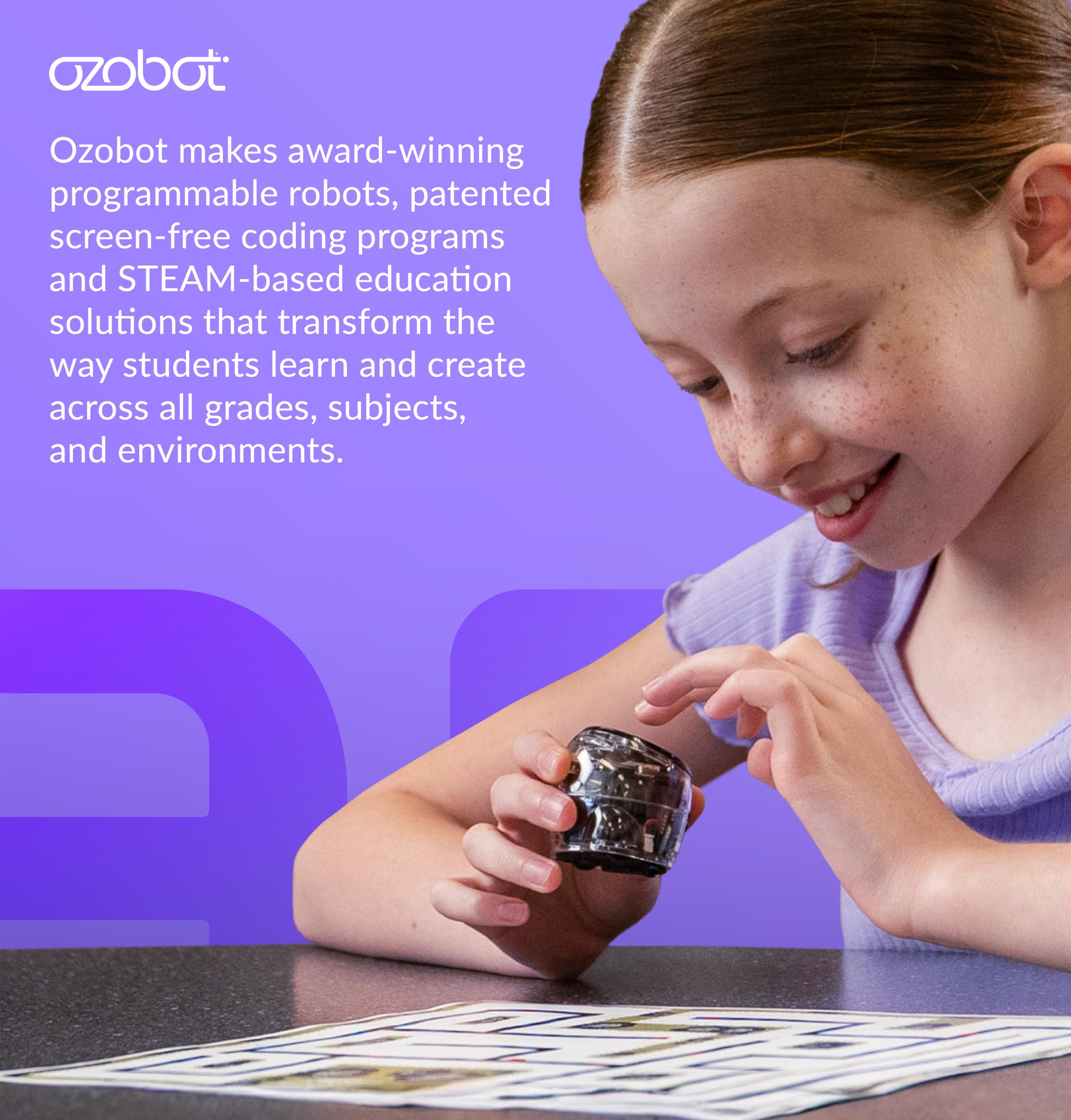 Ozobot Ari Entry Kit | Interactive Learning Robot with Touch Screen, ToF Sensor, Accelerometer, Gyroscope, and AI Integration | Hands-On STEM Education for Classrooms and Homeschool