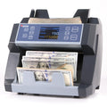 Cassida 9900R V2 2-Pocket Premium Bank Grade Money Counter Machine Mixed Denomination, Bill Sorter, Value Counting, Printer Enabled, 2 CIS, UV/MG, IR/IT Counterfeit Detection with Built-in Printer