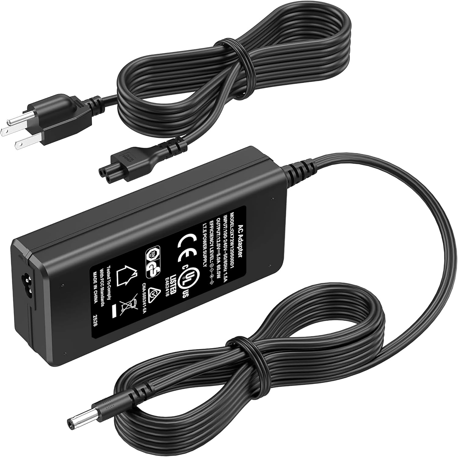 12V Charger for Arcade1up Game Machine, Power Cord AC Adapter for ARCADE1UP Riser Cocktail Table Arcade 1up RYJ0136PAU0 RYJ0136PAU1 RYJ0136PAU2 RYJ0136PAU3 RYJ0136PAU4 RYJ0136PAU5 BIton BI36-120300-U2
