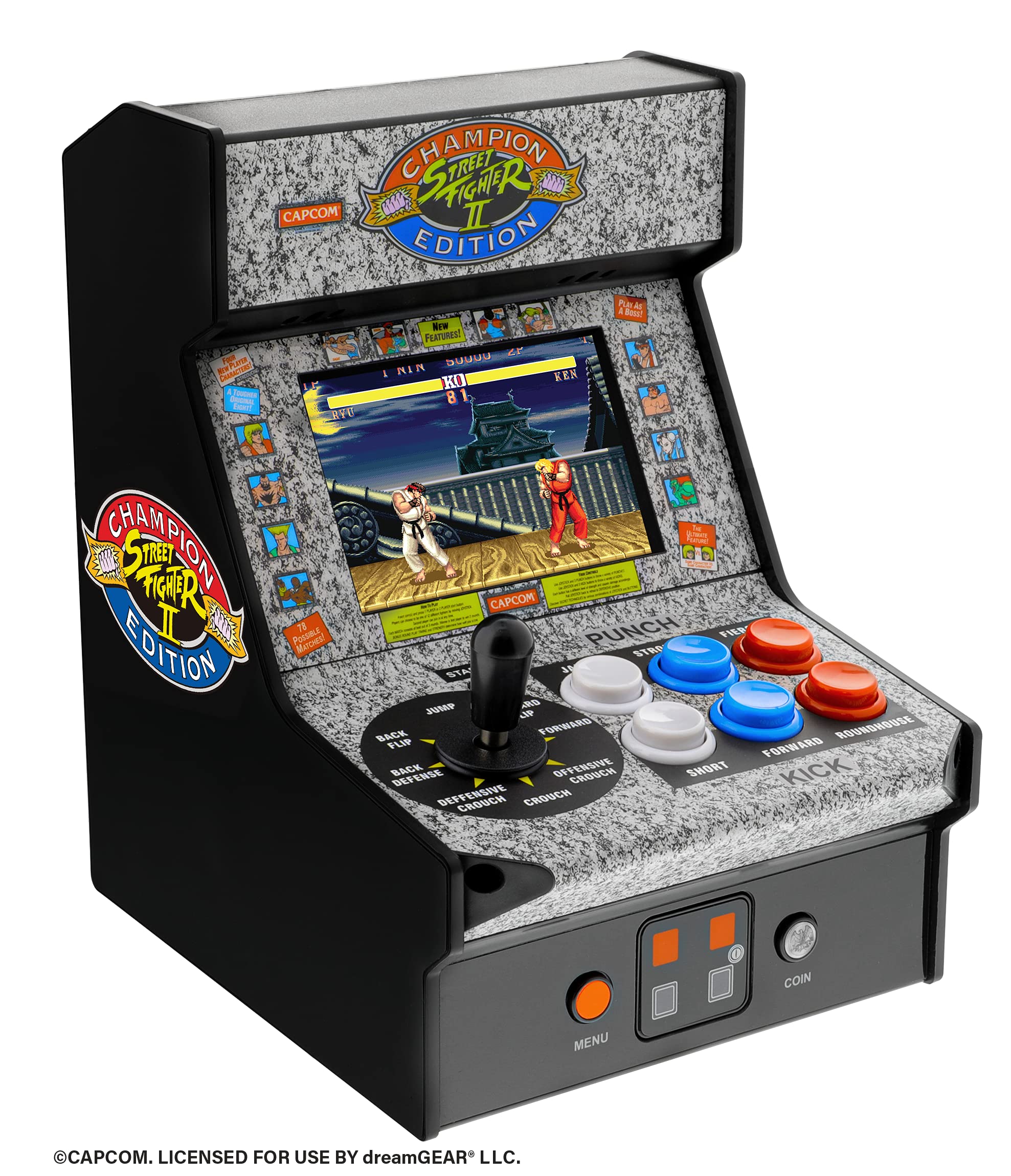 My Arcade Street Fighter 2 Champion Edition Video Game: Mini Arcade Machine, Arcade Version