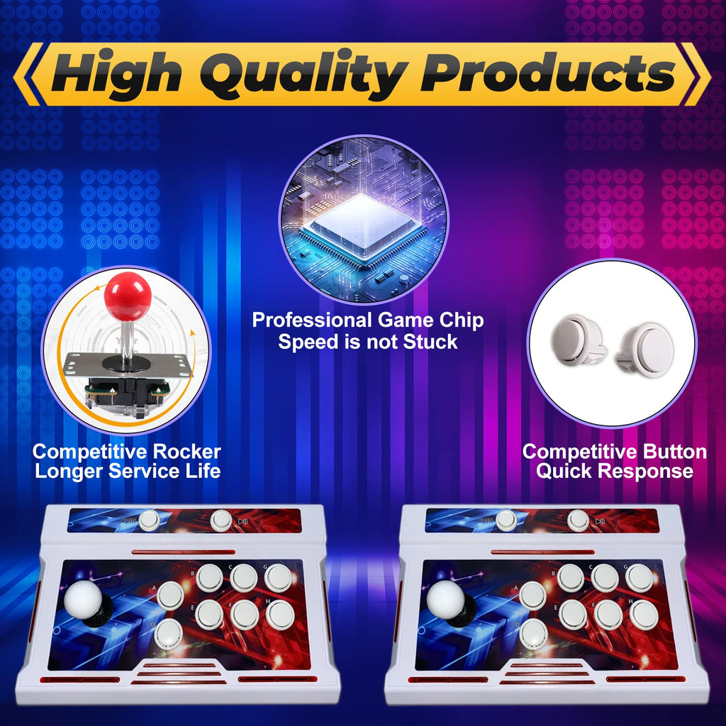 Pandora Box Console 32000 Arcade Games in 1,Retro Game Machine for TV PC Projector, Supports Up to 4 Players, Full HD Output, Search, Save, Hide, Favorites List