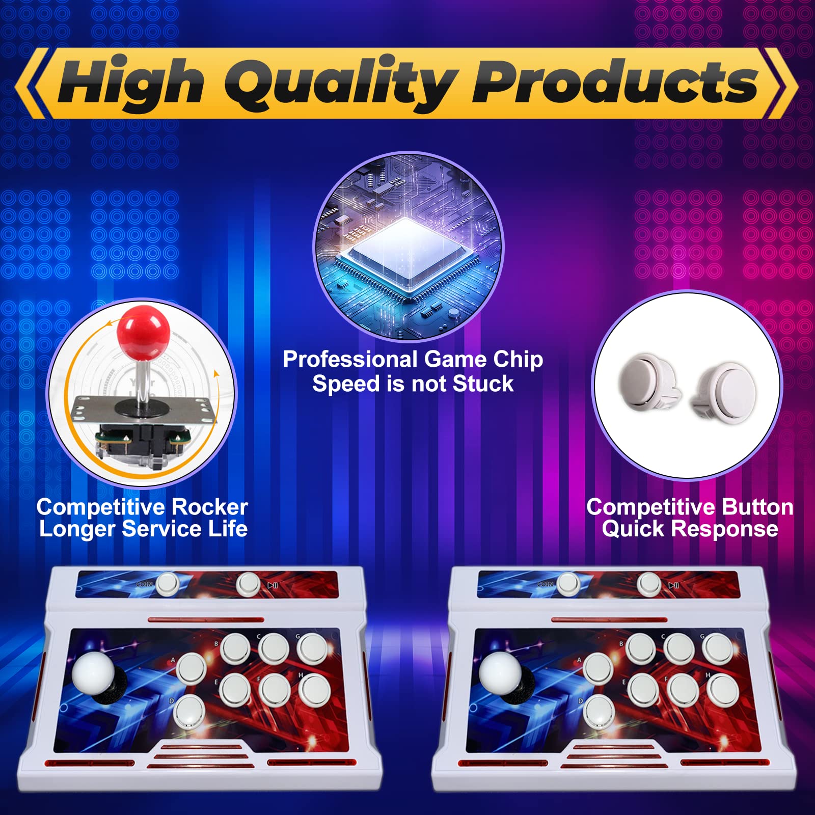Pandora Box Console 32000 Arcade Games in 1,Retro Game Machine for TV PC Projector, Supports Up to 4 Players, Full HD Output, Search, Save, Hide, Favorites List