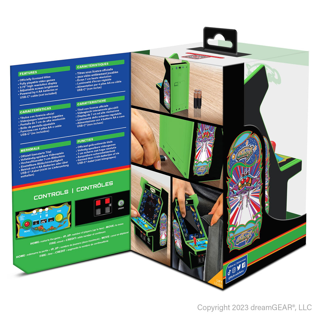 My Arcade Pac-Man Micro Player Pro: 6.75" Handheld Retro Games, Arcade Classics
