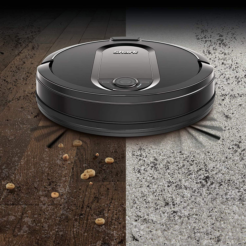 Shark Matrix Plus | 2-in-1 Robot Vacuum & Mop for Carpets & Hard Floors | Sonic Mopping & Powerful Suction for Pet Hair | Self-Empty Base | 60-Day Capacity | HEPA | LiDAR Nav | Black/Gold | AV2610WA