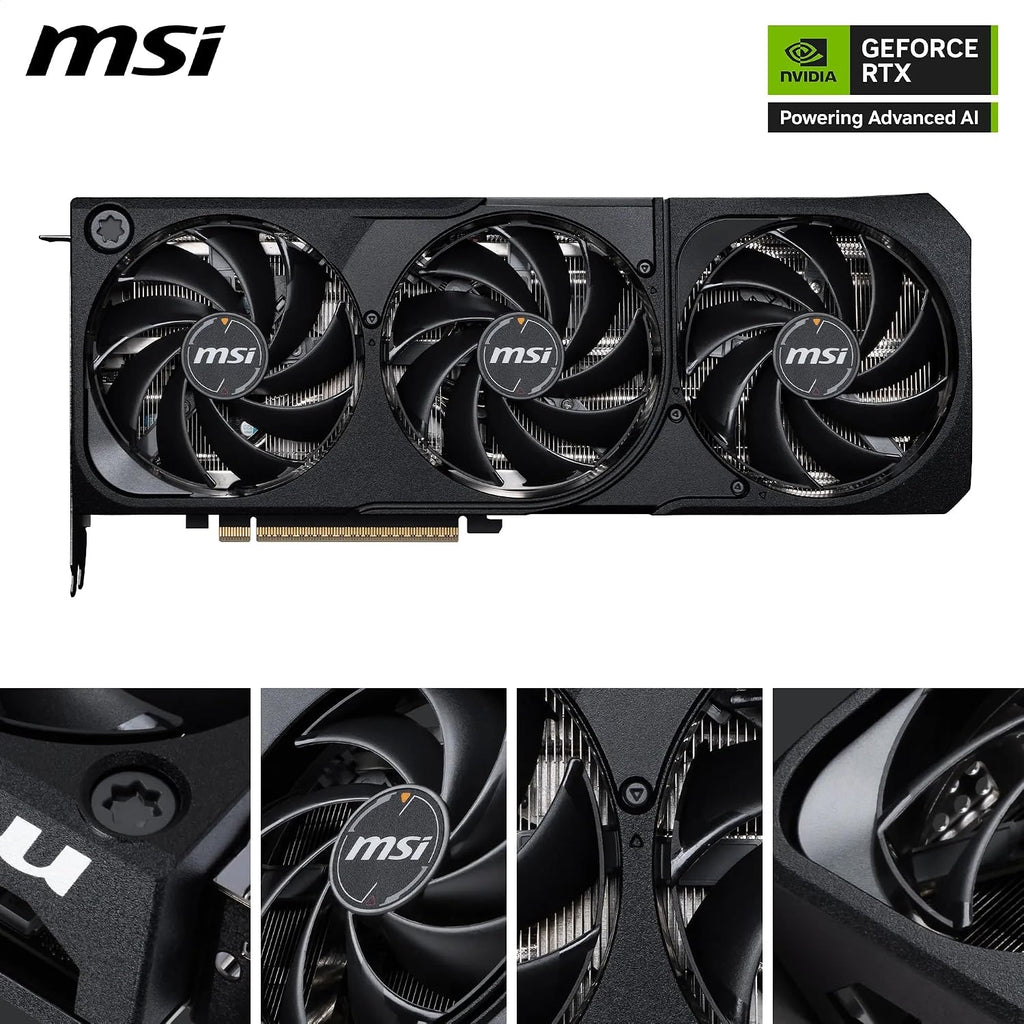MSI VGA GEFORCE RTX 5080 16G Shadow 3X OC RTX5080 16GB GDRR7 256 B DX12 PCIE 5.0 X16 (3XDP 1XHDMI)