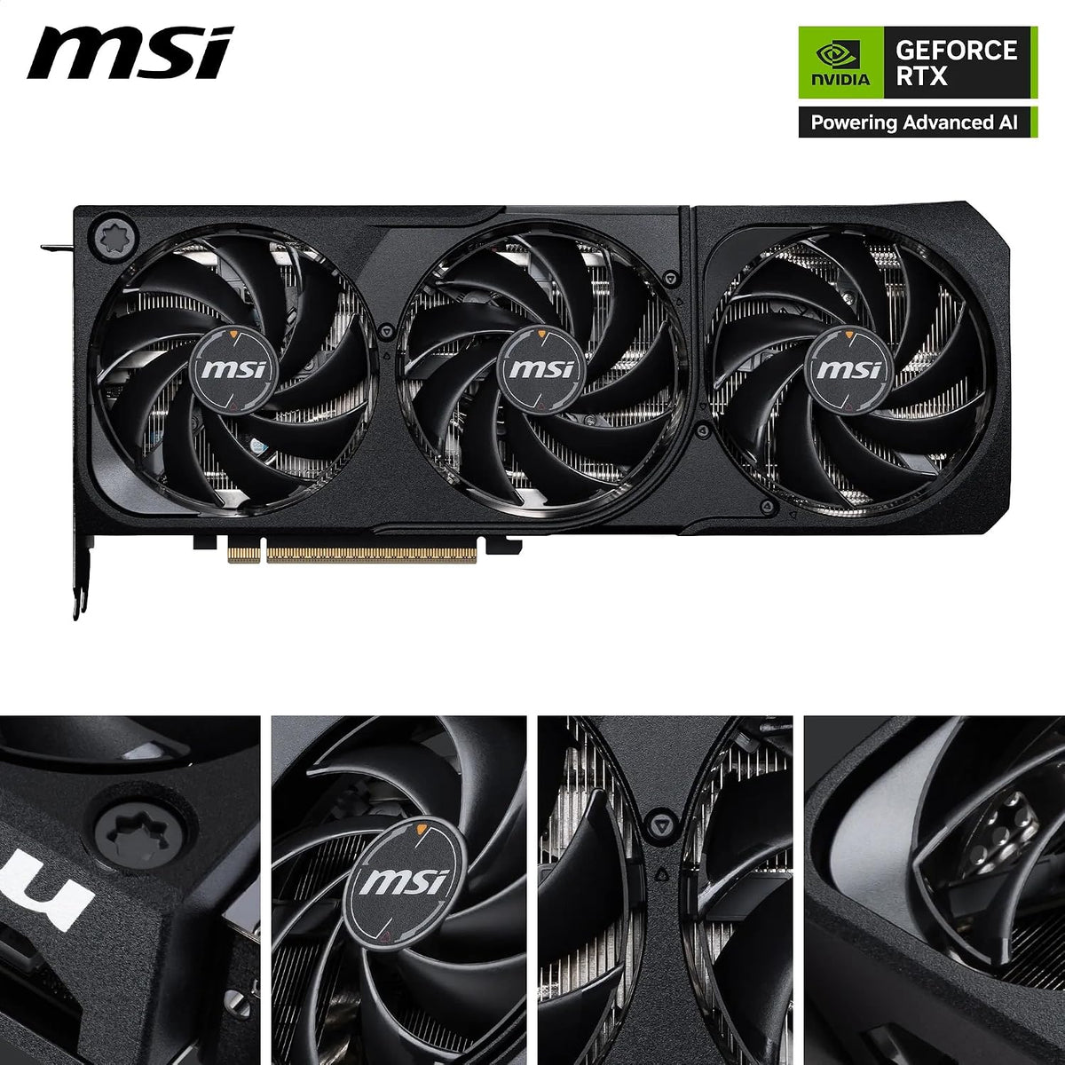 MSI VGA GEFORCE RTX 5080 16G Shadow 3X OC RTX5080 16GB GDRR7 256 B DX12 PCIE 5.0 X16 (3XDP 1XHDMI)
